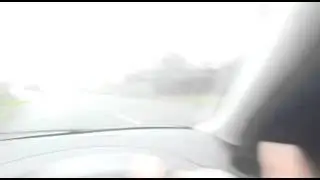 Me cousin driving car in full speed
