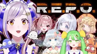 【#REPO 】コラボ♡ 一人じゃないし女の子いっぱいだし勝ったな🚚 w/ 月城院ルナ、ふぃなどん、伊縫きると、えみまゆあ、小桃ちび【天雷ユ鬼/#Vtuber】