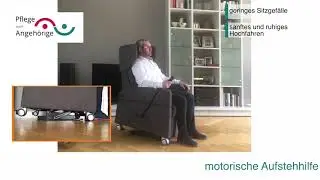 Pflege durch Angeh&ouml;rige: Pflegesessel / Aufstehsessel VIANDOpflege&reg; mit Aufstehhilfe