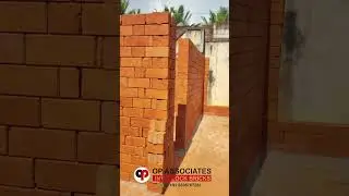 Soil (mud) interlocking bricks work #bricks #construction #soil #mud #home #brick #footing