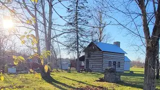 Stroup-Cook Log Cabin and Long Branch Farm in Goshen, Ohio