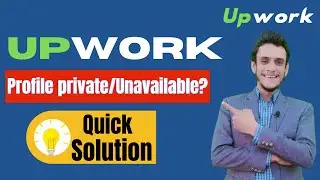 How To Set Upwork Profile Visibility From Private To Public 2024|Upwork course