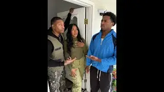 Когда Тре СТУЧИТ в дверь Эрнестины, а Джей подходит к двери!