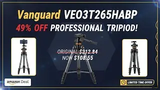 49% OFF! Vanguard VEO3T Travel Tripod Deal - Professional Gear for Half Price