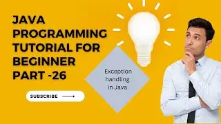 Exception Handling in Java | try ,catch ,finally|Java Programming Tutorial For Beginner 2023 Part 26