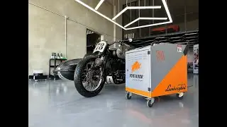 Fortador steam machine shows power in motorbike cleaning! // Check this out!