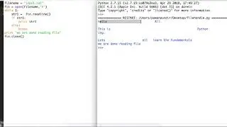 File Reading and Writing in Python