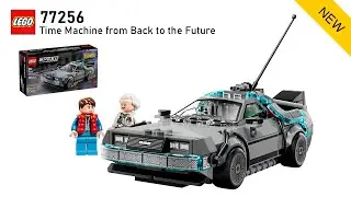 LEGO Speed Champions 77256 Time Machine from Back to the Future (2026) - unbox and speed building