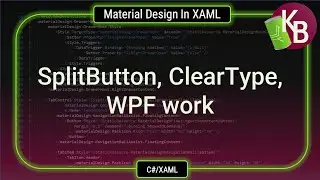 C#/WPF - Material Design in XAML work