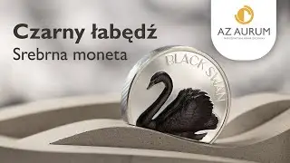 Czarny łabędź - niezwykła moneta, 2 uncje srebra
