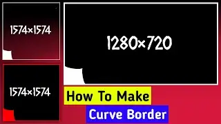 How To Make Curve Borders Like Urdu_1 || How To Create Curve Borders || 9:16,1:1 Ratio #curveborders