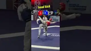 Taekwondo head kick #martialarts #viralvideo #shortsyoutube #tkd #shorts