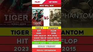 🔥Box Office Verdict: Tiger 3 vs Phantom #shorts #ytshorts #boxofficecollection