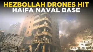 Israel War LIVE: Hezbollah Drones Hit Haifa Naval Base In Fresh Attack | On Cam - Dramatic Intrusion