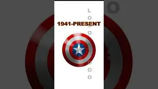 Эволюция логотипов &laquo;Капитан Марвел&raquo; и &laquo;Капитан Америка&raquo; #marvel #america #logoshogo