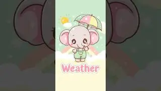 Weather Song 🌞🌧☁❄ | Sunny, Rainy, Cloudy & Snowy | ABC Joy Kids