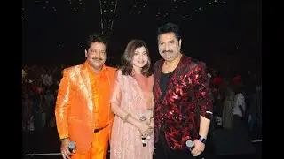 Udit Narayan Alka Yagnik & Kumar Sanu live performance|Three Greatest LegendsTogether on stage