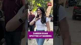 Zareen Khan was spotted in Bandra | India Today News