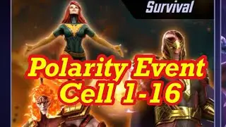 Polarity Shift Tower Walkthrough Cells 1-16! Still NO UPDATE with PHX EVENT! | Marvel Strike Force