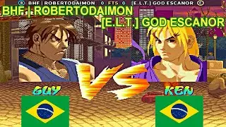 Street Fighter Alpha - BHF | ROBERTODAIMON vs [E.L.T.] GOD ESCANOR FT5