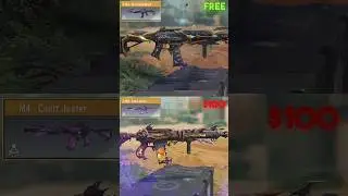 $100 Vs Free Legendary M4 in CODM 💀