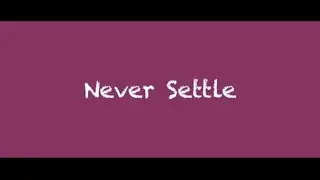 Coach Red Pill - Don't Settle