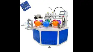UTSP2 Automatic Two Color Double Side Latex Balloon Screen Printing Machine
