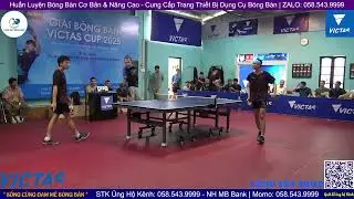Vũ Quang Hiền vs Sơn D&acirc;n Chơi | V&ograve;ng Bảng Giải B&oacute;ng B&agrave;n Đơn Hạng ABC Victas Cup 2025