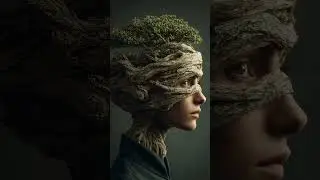 Она &mdash; не человек.Она &mdash; земля#нейросеть #древо #символизм #артвидео #фэнтези #живаяприрода #визуально