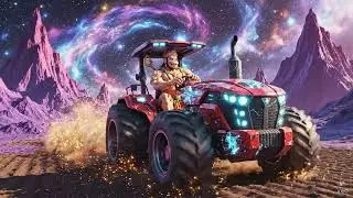 AI Art Generation Hanuman Tractor