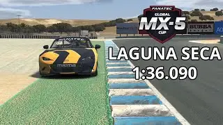 iRacing Onboard | Global MX5 Cup | 24S2 Week 6 - Laguna Seca | 1:36.090