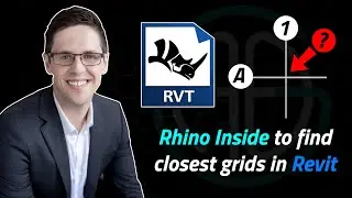 Closest grid intersection to Revit elements using Rhino Inside!