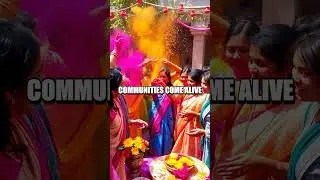 The Colorful Spring Festival of Holi in India