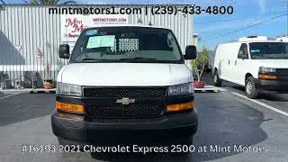 2021 Chevrolet Express 2500 for Sale &ndash; Great Mileage & Huge Van Selection at Mint Motors!