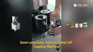 HY| Semi automatic Vacuum Twist off Capping Machine |  HYSC -X10 T