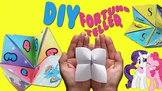 How to Make a My Little Pony Fortune Teller Out of Paper!! Step By Step Craft Tutorial