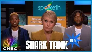 2 Sharks Team Up To Transform The Art World | Shark Tank in 5