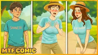 The Magic HAT SAVED Her From The Heat, BUT... | TG TF Comic Dub - MTF Story Comic