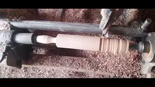 how to make wooden rolling pin in just 4 minutes || amazing wood Art || @amazingfacts-KnoledgeArts