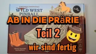 Wir beenden  das Wild West Pinball Set 🤗 Holz, Cowboys und super viel Spaß 🥰 der 2. Teil