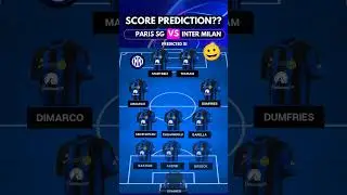PSG vs INTER: PREDICTED LINEUPS 🔥⚽ | CHAMPIONS LEAGUE FINAL