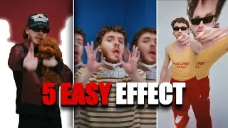 5 EASY EFFECTS For Music Videos In AFTER EFFECTS