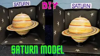 DIY Saturn Model | Saturn Model Making | School Project | Planet Model|Solar Planet @craftthebest1