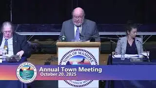 Mashpee Annual Town Meeting - October 20, 2025
