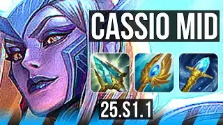 CASSIOPEIA vs TALIYAH (MID) | 7 solo kills, 9/2/5 | KR Diamond | 25.S1.1