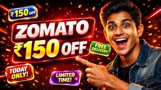 Zomato Coupon Code Today 🔥 Latest Zomato Offers | Flat ₹300 OFF 💸 Free Delivery 🍔