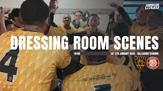 Dressing Room Scenes Vs Stevenage (06/01/24)