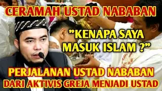 GEHGEEER ~ Ustad Nababan Kenapa Masuk Islam ? Dari Aktivis Greja Menjadi Seorang Ustadz.