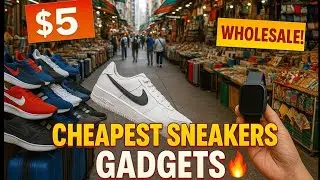 World's CHEAPEST Sneakers, Iphone & Gadgets! 😱🔥 INSANE Wholesale Flea Market | Sneaker Street Tour!