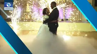 Esan And Johnson Families Celebrate With Children As They Tie The Knot